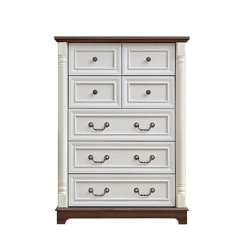 Bellemave® Farmhouse Style 7 Drawer Dresser Chest with Base - Bellemave