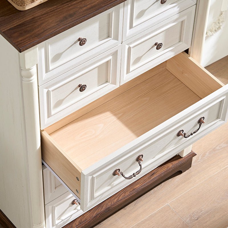 Bellemave® Farmhouse Style 7 Drawer Dresser Chest with Base - Bellemave