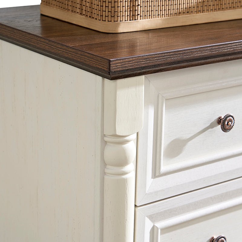 Bellemave® Farmhouse Style 7 Drawer Dresser Chest with Base - Bellemave