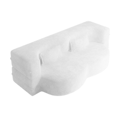 Bellemave® Folding Foam Sofa Bed,15" Full Size Floor Couch,Convertible Sleeper Futon Loveseat Couch for Living Room, Guest Use, Office, Apartmen - Bellemave