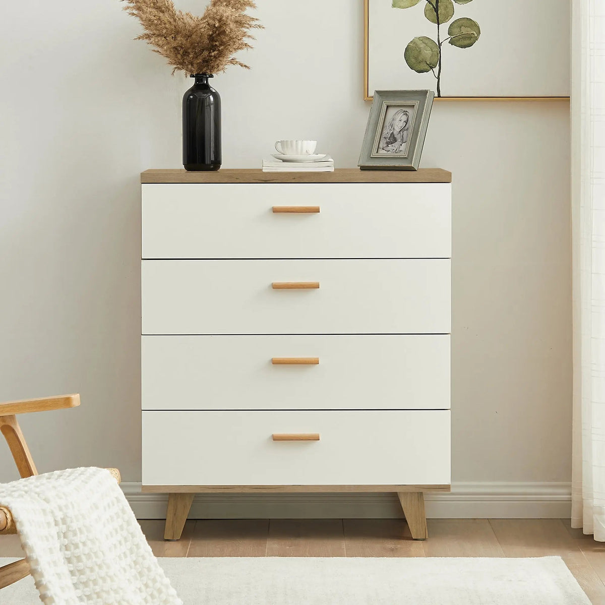 Bellemave® Four Drawer Dresser Cabinet - Bellemave