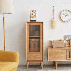 Bellemave® Free - Standing Corner Cabinets Storage Table - Bellemave