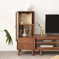 Bellemave® Free - Standing Corner Cabinets Storage Table - Bellemave