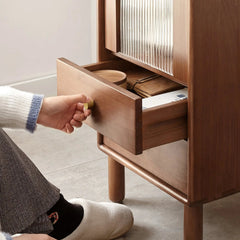 Bellemave® Free - Standing Corner Cabinets Storage Table - Bellemave