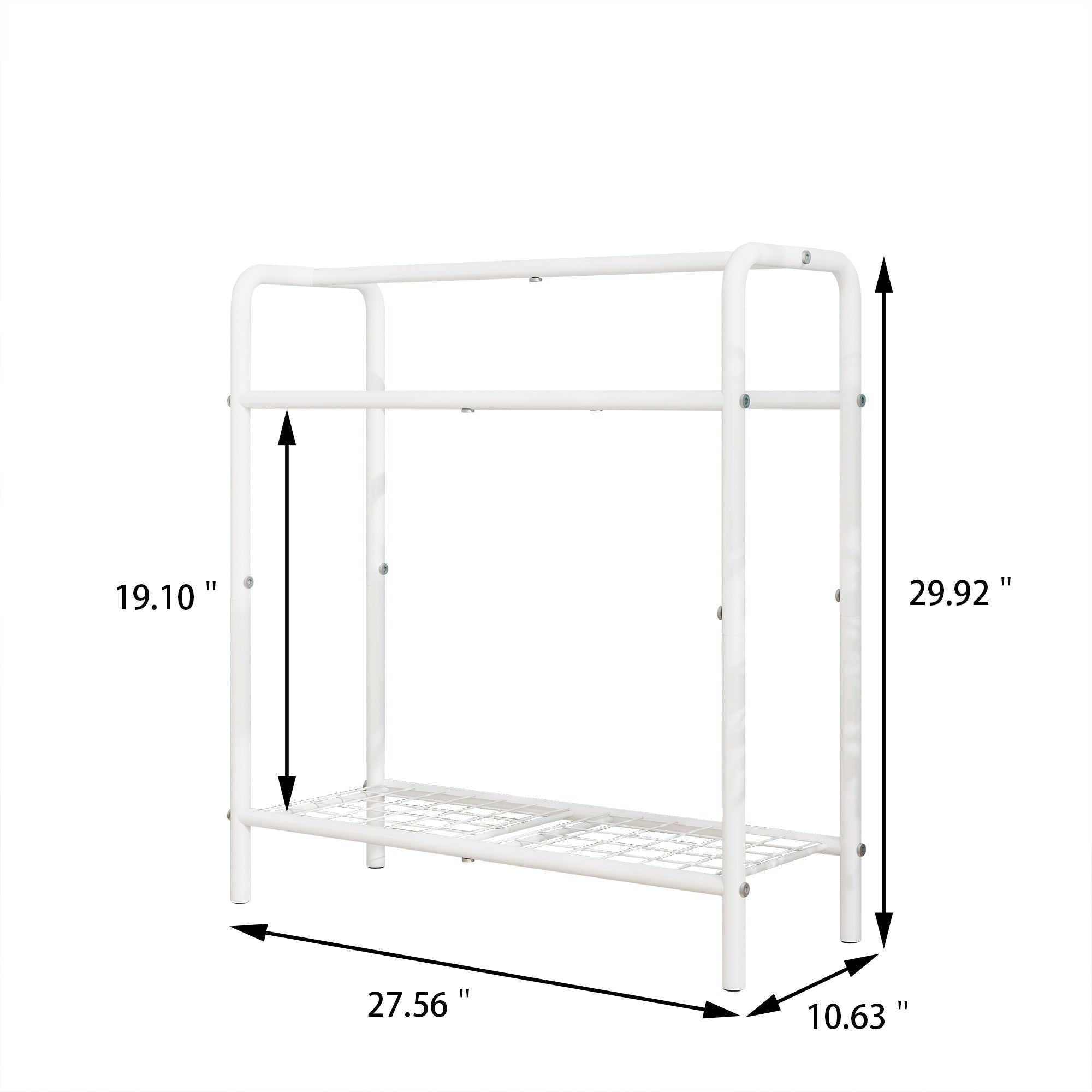 Bellemave® Freestanding 3 Tier Metal Towel Rack Storage Display Rack, Space Saving, for Bathroom, Bedroom & Swimming Pool - Bellemave