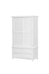 Bellemave® Freestanding Large Kitchen Pantry with 8 Door Shelves,3 Adjustable Shelves,7 Drawers& 8 Wine Racks - Bellemave