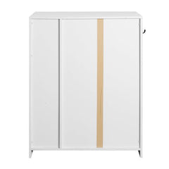 Bellemave® Freestanding Shoe Rack Organizer with 2 Shutter Door , Adjustable Storage Shelf & Top Drawer - Bellemave