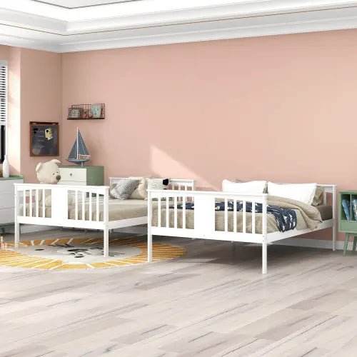 Bellemave® Full Size Bunk Bed with Ladder - Bellemave