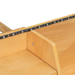 Bellemave® Full Size Bunk Bed with LED Lights & USB Ports | Storage Shelves & 2 Drawers - Bellemave