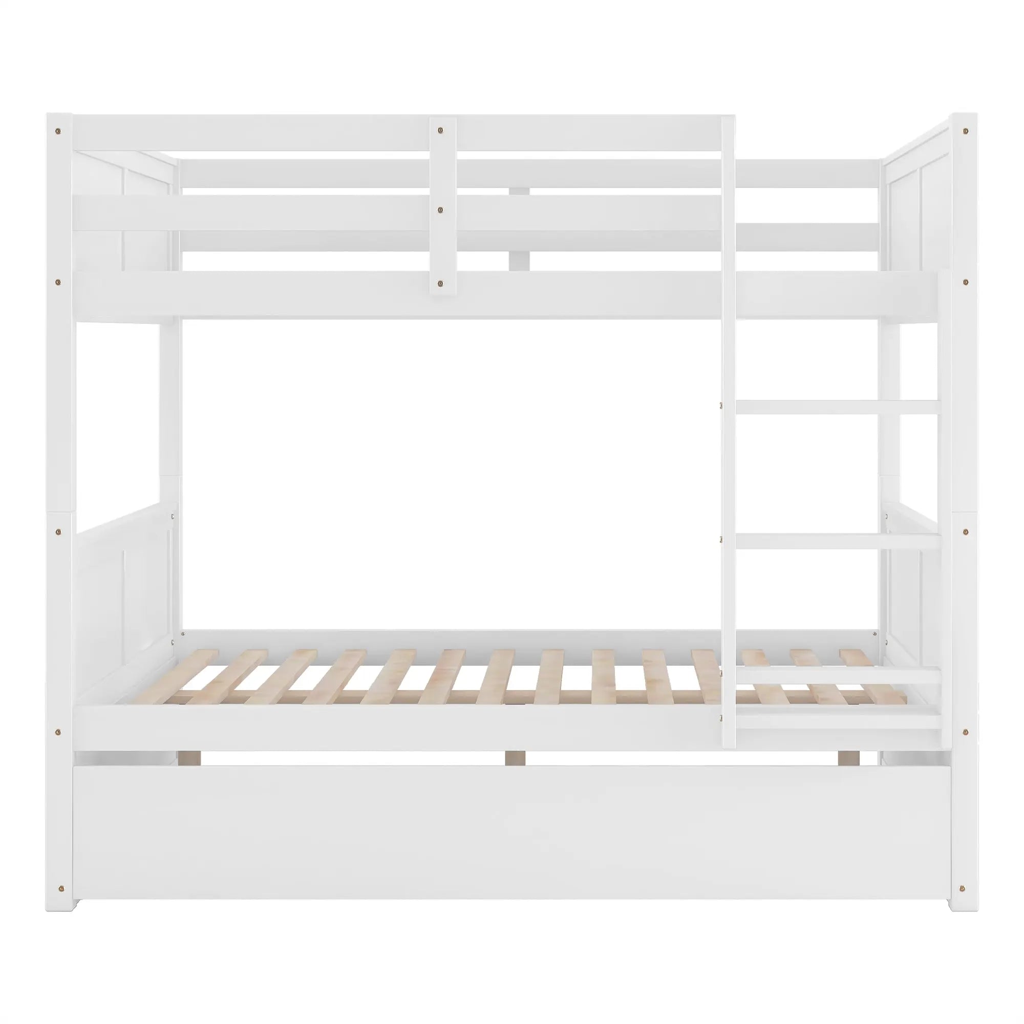 Bellemave® Full Size Bunk Bed with Trundle Bed - Bellemave