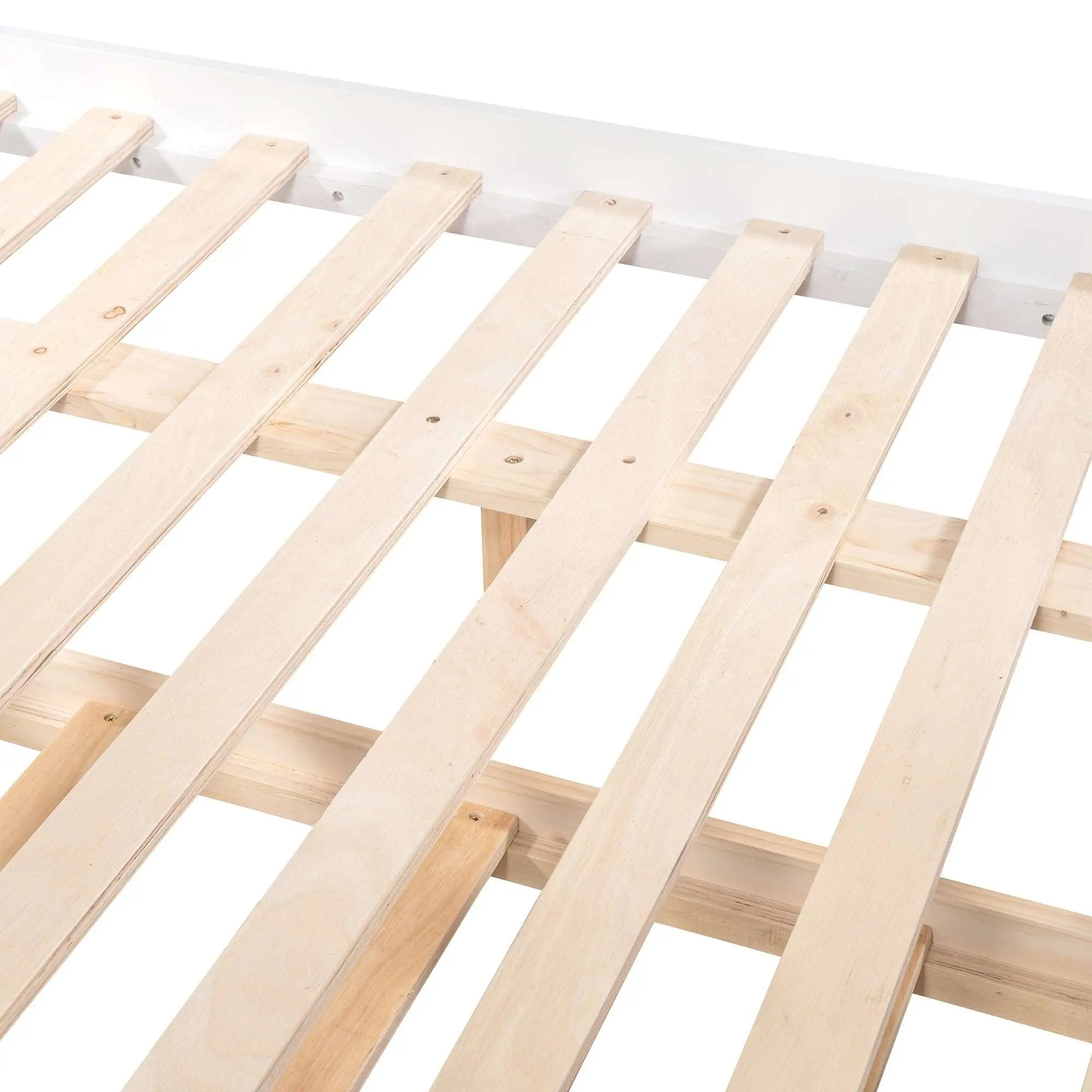 Bellemave® Full Size Bunk Bed with Trundle Bed - Bellemave