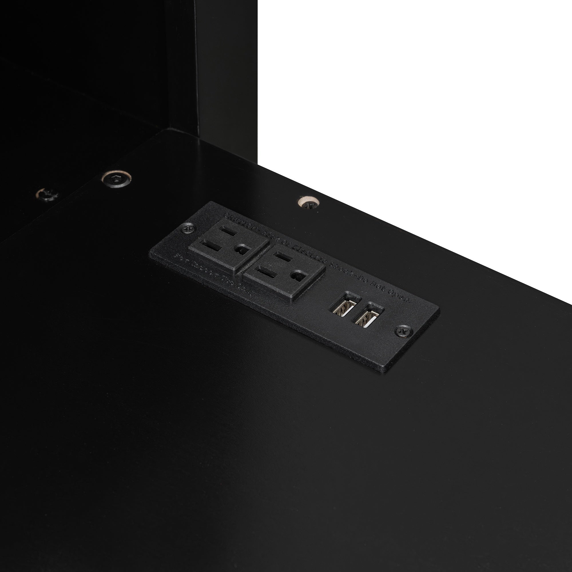 Bellemave® Full Size Gamer Loft Bed with Built - in Desk, RGB Lighting, USB Port & Storage, Gaming Bed with Wardrobe, Drawers - Bellemave