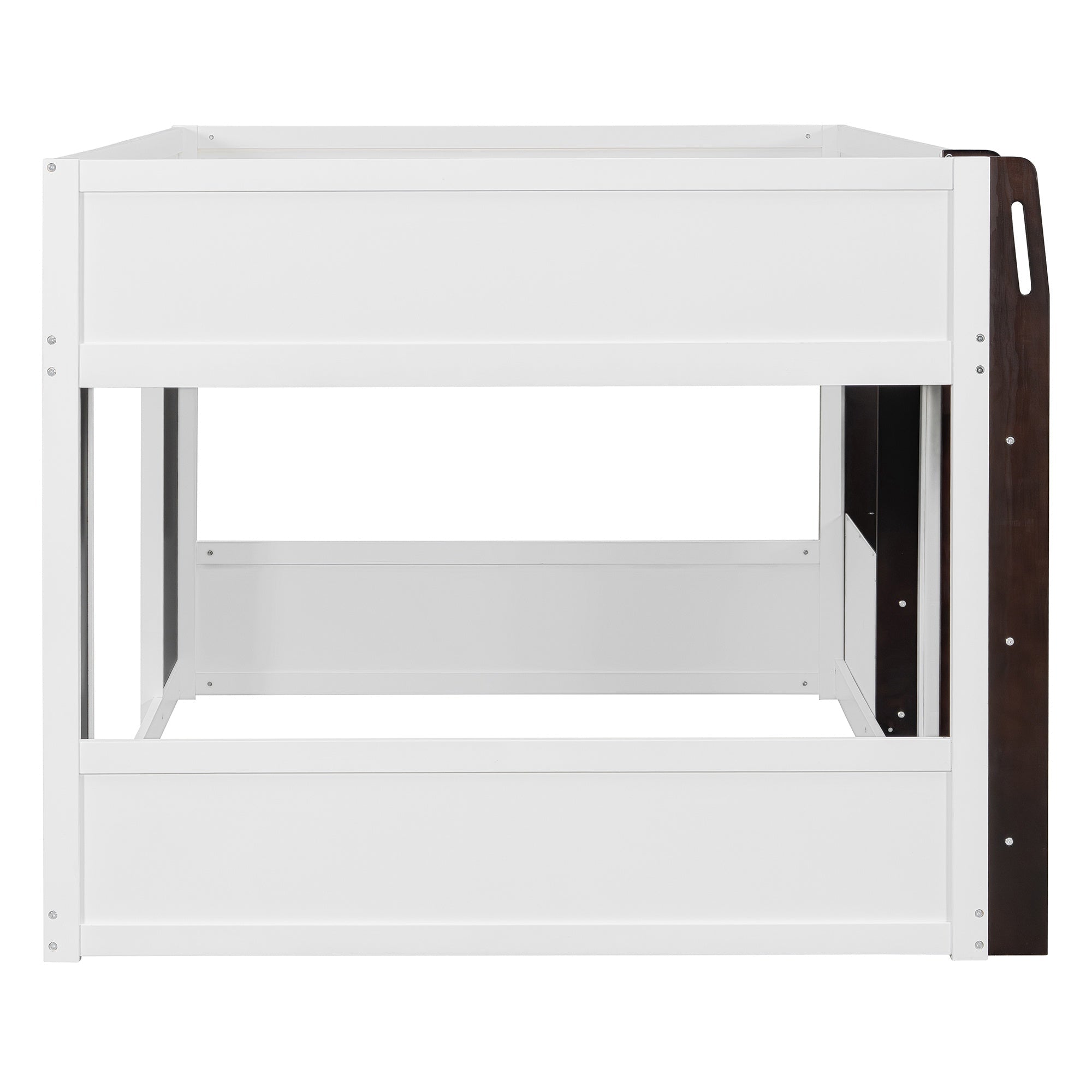 Bellemave® Full Size House Loft Bed with Storage Cabinet, 2 Doors & Play Zone - Bellemave