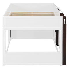 Bellemave® Full Size House Loft Bed with Storage Cabinet, 2 Doors & Play Zone - Bellemave