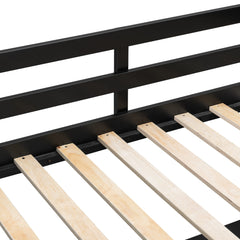 Bellemave® Full Size Loft Bed with Desk & Storage Shelves, Charging Station, RGB Lights & Cable Management, Space - Saving Wood Gaming Loft Bed, Noise - Free - Bellemave