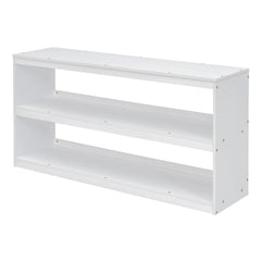 Bellemave® Full Size Low Loft Bed with Stairs,Desk,Storage Drawers & Shelves, Wood Kids Loft Bed with Steps, Espresso - Bellemave