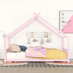 Bellemave® Full Size Metal Montessori House Bed - Bellemave