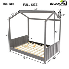 Bellemave® Full Size Montessori House Bed - Bellemave