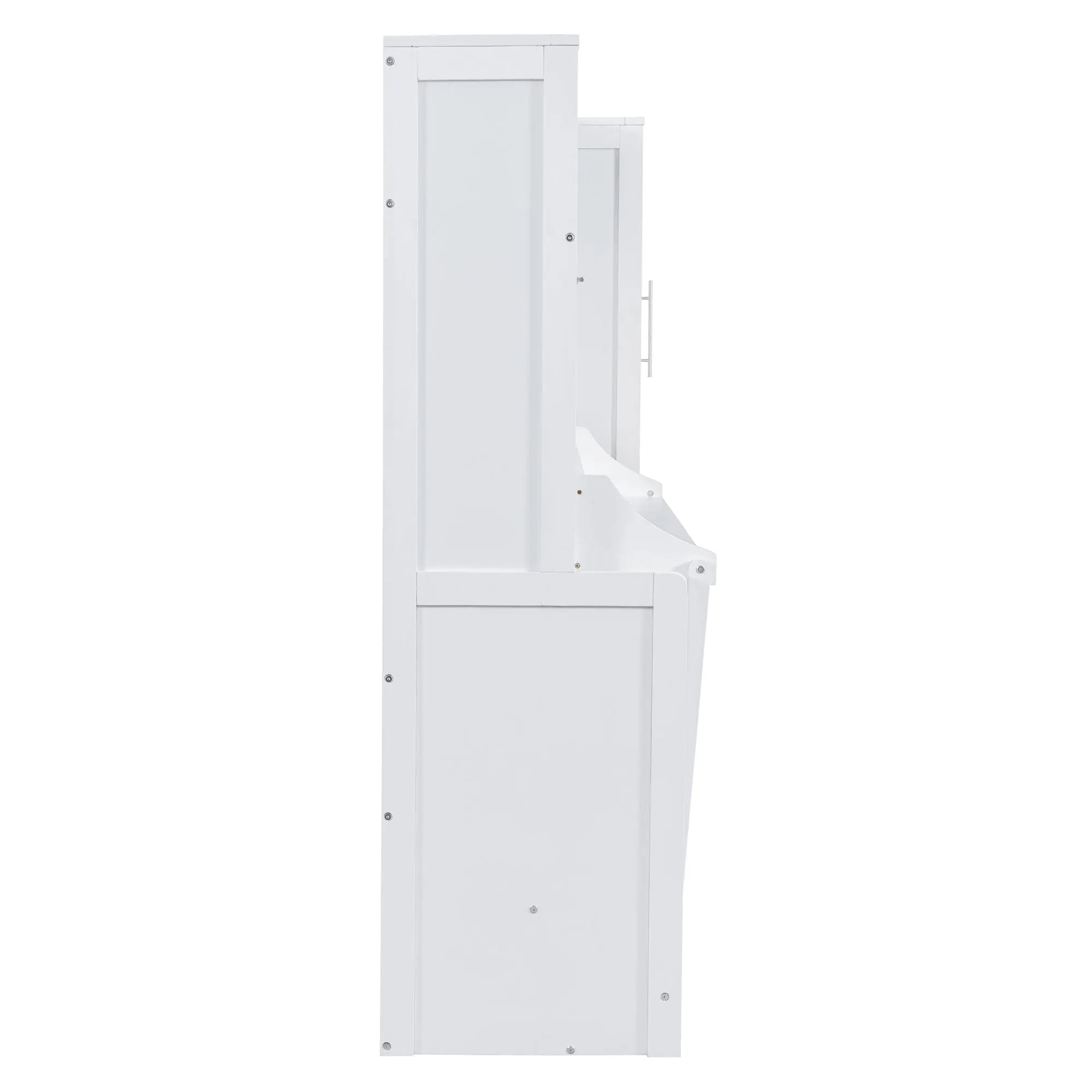Bellemave® Full Size Murphy Bed Wall Bed with Closet and Drawers - Bellemave