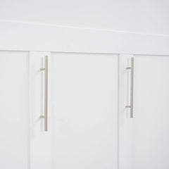 Bellemave® Full Size Murphy Bed Wall Bed with Shelves, Drawers and LED Lights - Bellemave