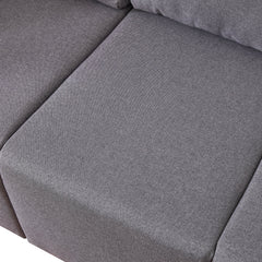 Bellemave® Full Size Murphy Bed Wall Bed with Sofa,with Shelves - Bellemave