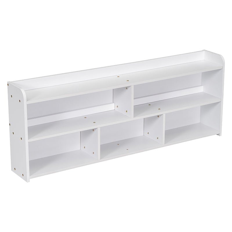 Bellemave® Full Size Platform Bed with Bookcase Headboard, Under bed Storage Drawers and Bed End Storage Case - Bellemave