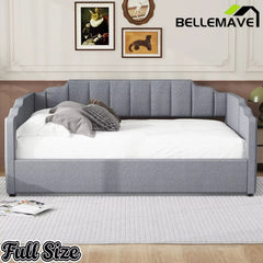 Bellemave® Full Size Upholstered Daybed for Bedroom,Guest Room,Lift Up Storage Bedframe with Wood Slat Support - Bellemave