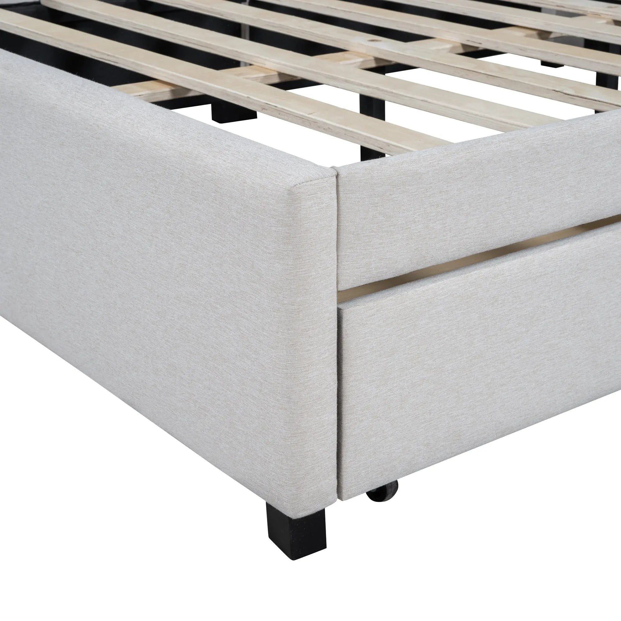 Bellemave® Full Size Upholstered Daybed with 2 Storage Drawers - Bellemave