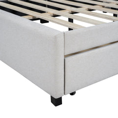 Bellemave® Full Size Upholstered Daybed with 2 Storage Drawers - Bellemave