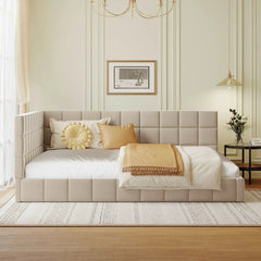 Bellemave® Full Size Velvet Upholstered Daybed - Bellemave