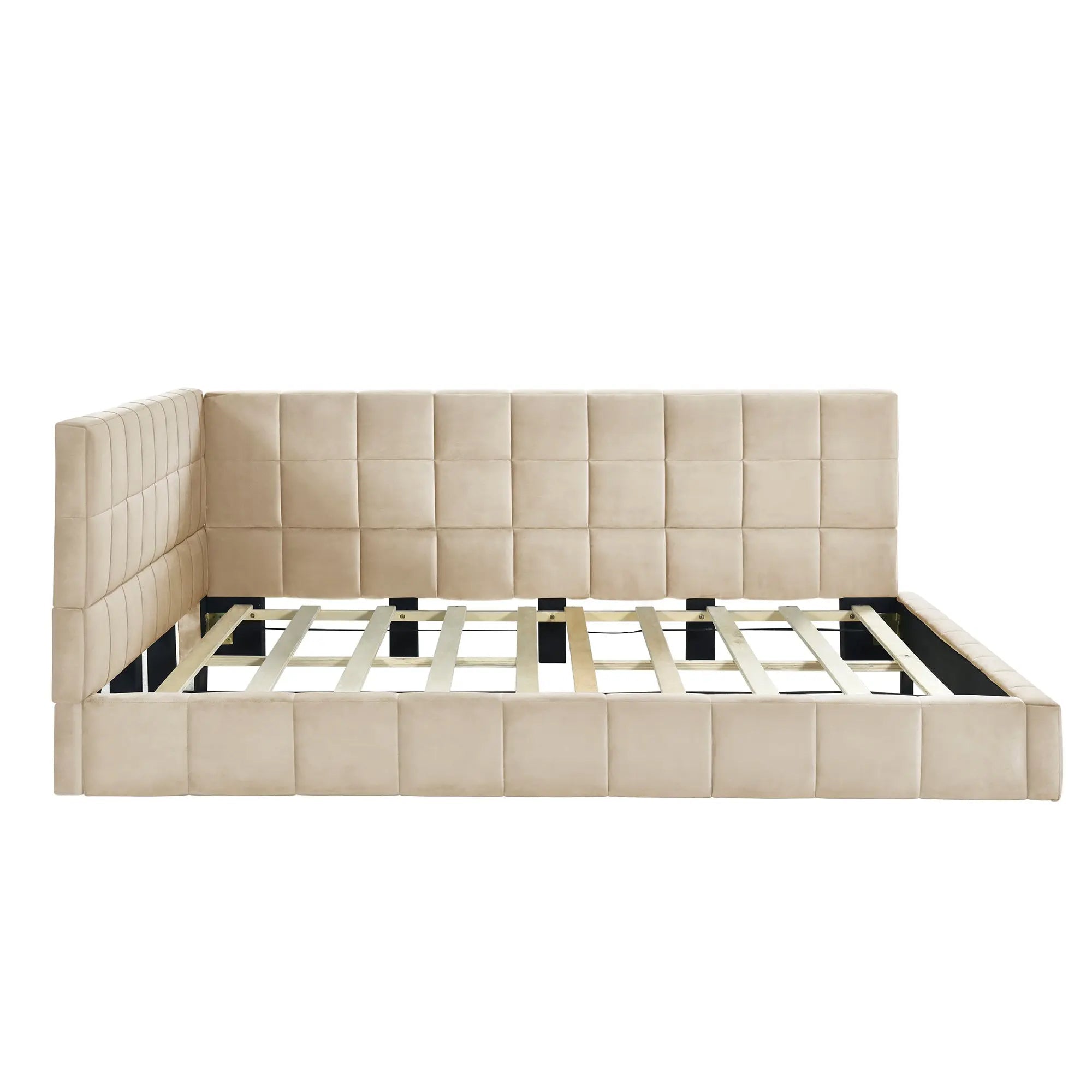 Bellemave® Full Size Velvet Upholstered Daybed - Bellemave