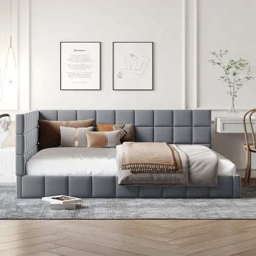Bellemave® Full Size Velvet Upholstered Daybed - Bellemave