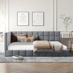 Bellemave® Full Size Velvet Upholstered Daybed - Bellemave