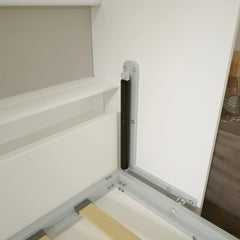 Bellemave® Full Size Vertical Murphy Bed with Shelf and Drawers,with New Style Gas Struts - Bellemave