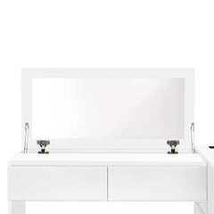 Bellemave® Full Size Wooden Daybed with 6 Drawers, Shelves and Dressing Table - Bellemave
