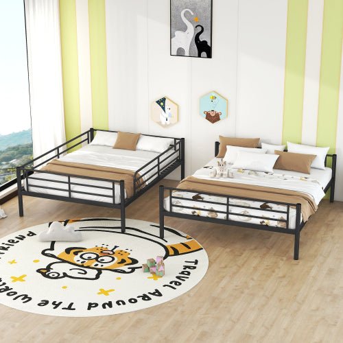 Bellemave® Full XL over Queen Metal Bunk Bed - Bellemave