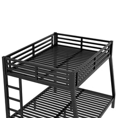 Bellemave® Full XL over Queen Metal Bunk Bed (Enhanced Slats) - Bellemave