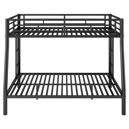 Bellemave® Full XL over Queen Metal Bunk Bed with Ladder and Guardrails - Bellemave