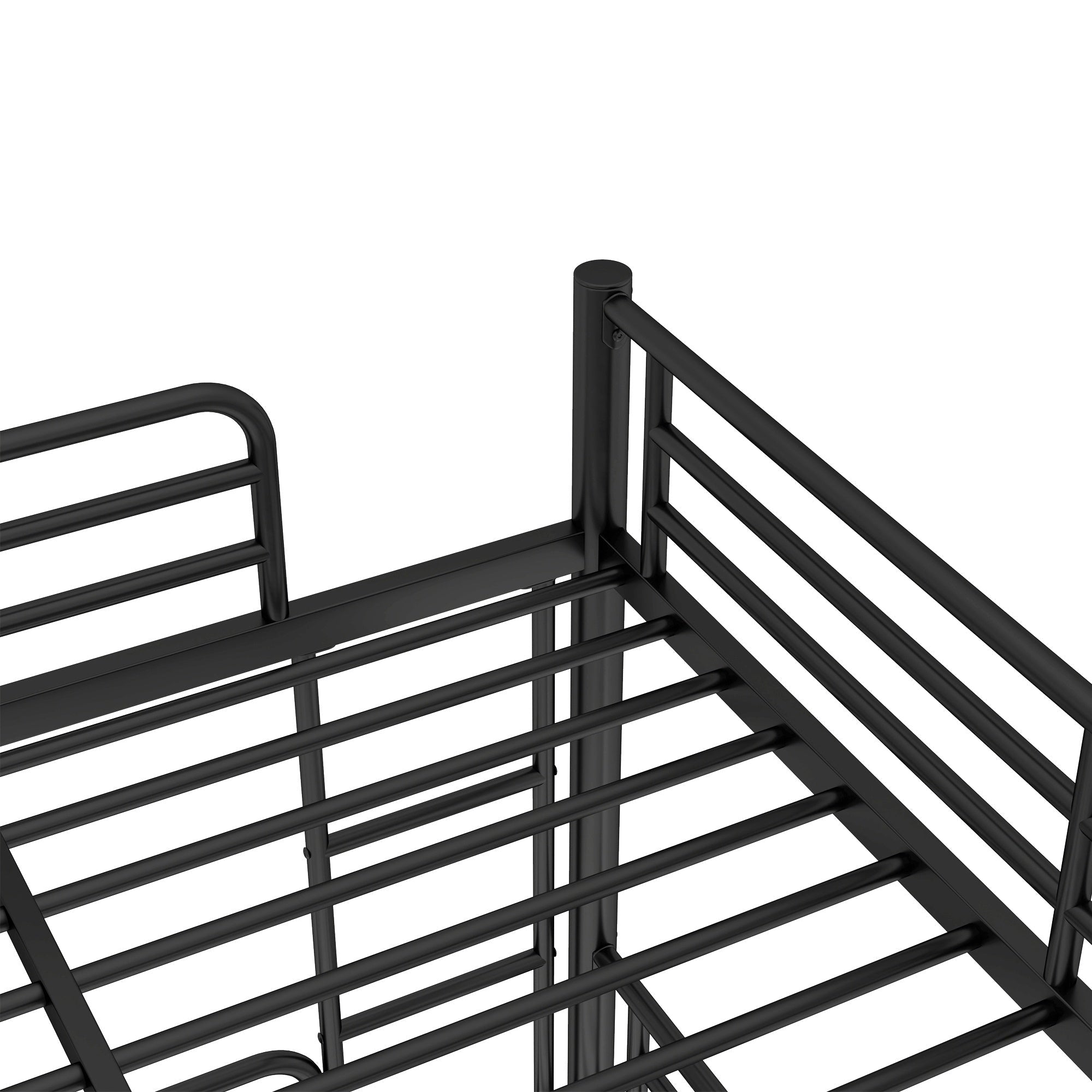 Bellemave® Full XL over Queen over Queen Size Triple Bunk Bed with Storage Board - Bellemave