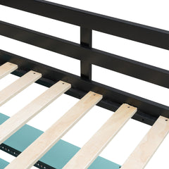 Bellemave® Gaming Loft Bed with Built - in Desk & Storage Shelves for Teens/Adults Bedroom, Space - Saving Wooden Bed Frame with LED & Side Race - Bellemave