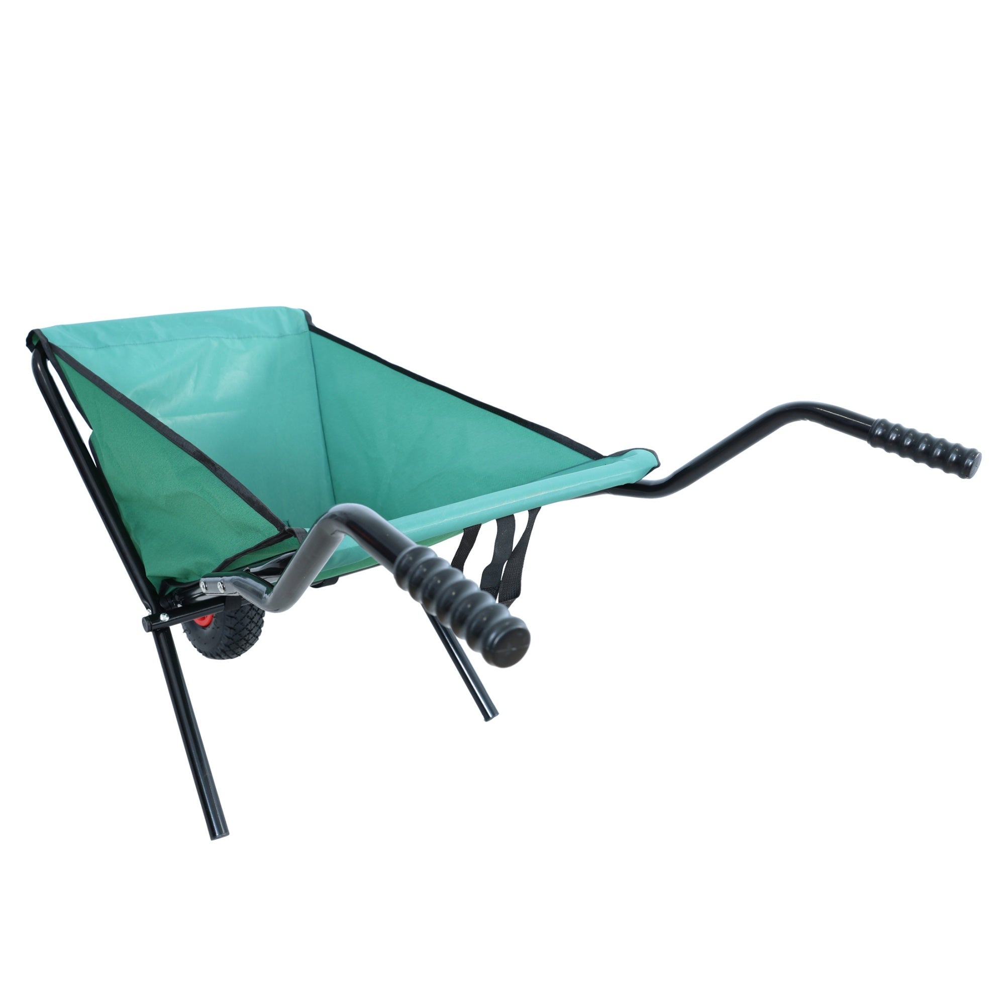 Bellemave® Garden Cart Wheelbarrow, Outdoor Utility Wagon with 10" Pneumatic Tires for Gardening, Warehouse - Bellemave