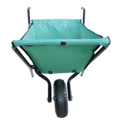 Bellemave® Garden Cart Wheelbarrow, Outdoor Utility Wagon with 10" Pneumatic Tires for Gardening, Warehouse - Bellemave