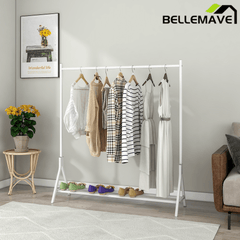 Bellemave® Garment Rack Freestanding Hanger Multi - functional Single pole Bedroom Clothing Rack Bedroom - Bellemave