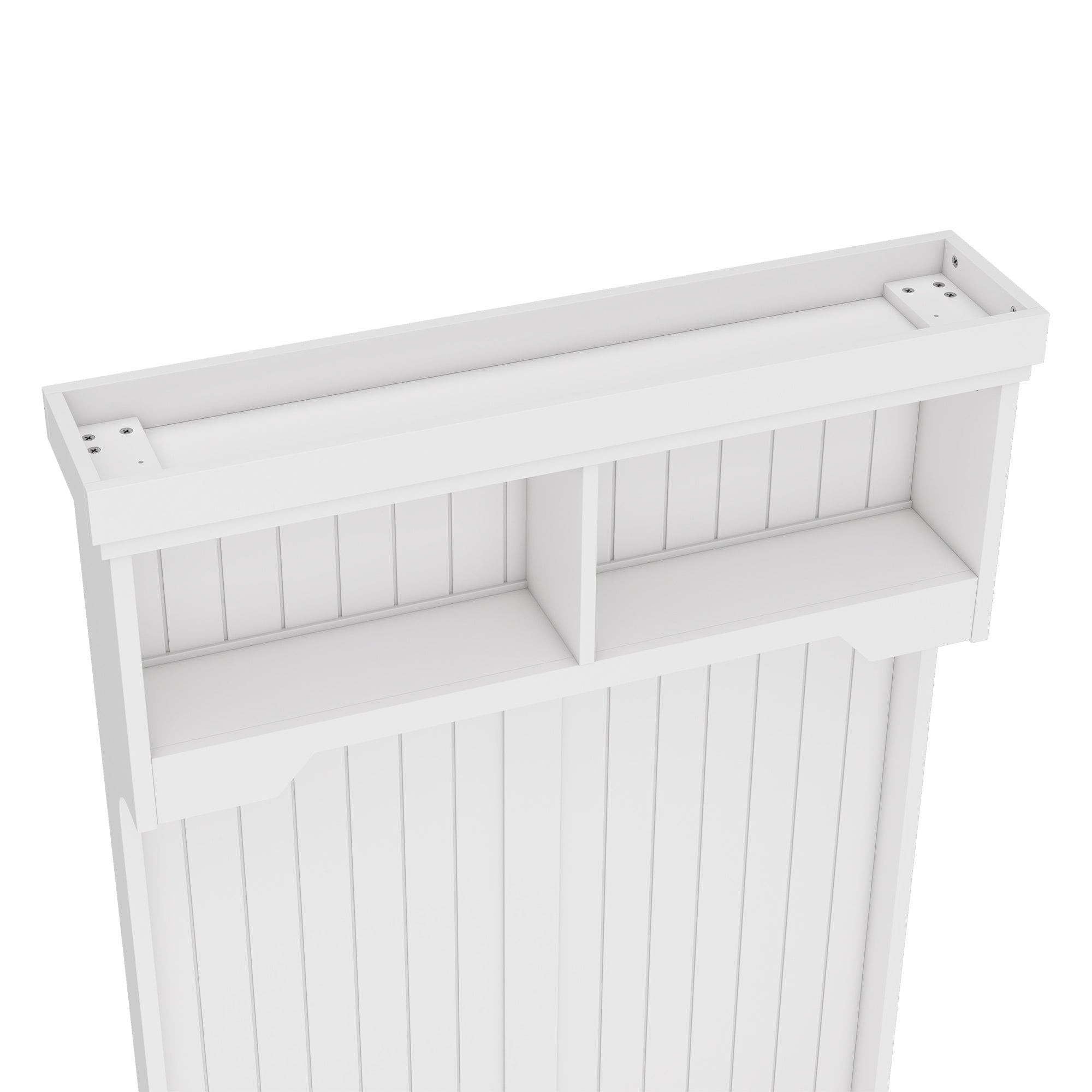 Bellemave® Hall Tree with Bench and Shoe Storage Shelf, Wood Hall Tree with 4 Hooks/Mudroom Bench with Storage and Hooks, Wood Hall Trees for Entryway, Hallway, Living Room, White - Bellemave