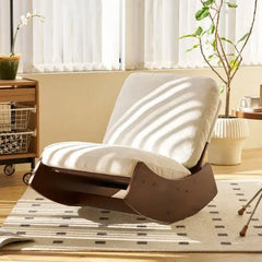 Bellemave® High - Quality Upholstery Glider Chair, Solid Wood Frame - Bellemave
