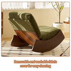 Bellemave® High - Quality Upholstery Glider Chair, Solid Wood Frame - Bellemave