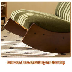 Bellemave® High - Quality Upholstery Glider Chair, Solid Wood Frame - Bellemave