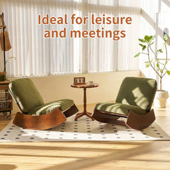 Bellemave® High - Quality Upholstery Glider Chair, Solid Wood Frame - Bellemave