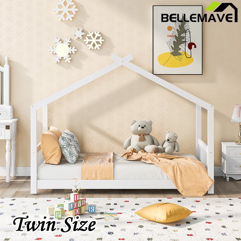 Bellemave® House Bed with Headboard and Footboard - Bellemave