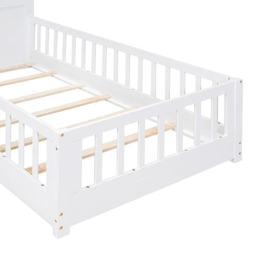 Bellemave® House Bed with Window and Bedside Drawers, Shelves and a set of Sockets and USB Port - Bellemave